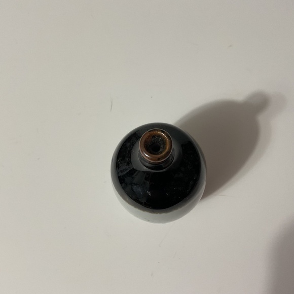 VTG Miniature Ceramic Two Tone Art Pottery Vase Signed - Picture 4 of 5